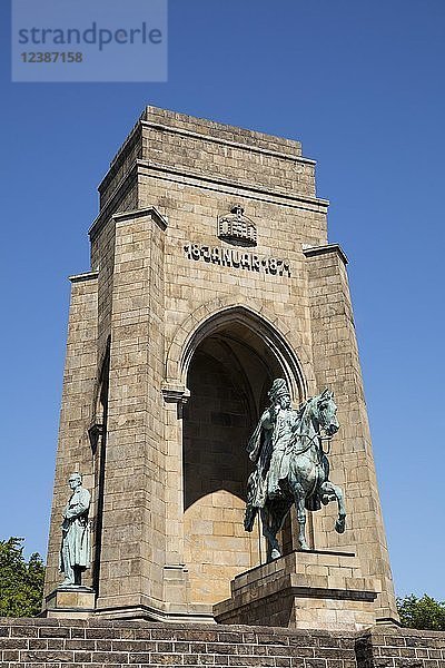 Denkmal für Kaiser Wilhelm I.  Dortmund  Ruhrgebiet  Nordrhein-Westfalen  Deutschland  Europa