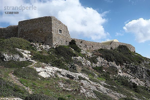 Festung Fortaleza de Beliche  Cabo de Sao Vicente  Sagres  Algarve  Portugal  Europa