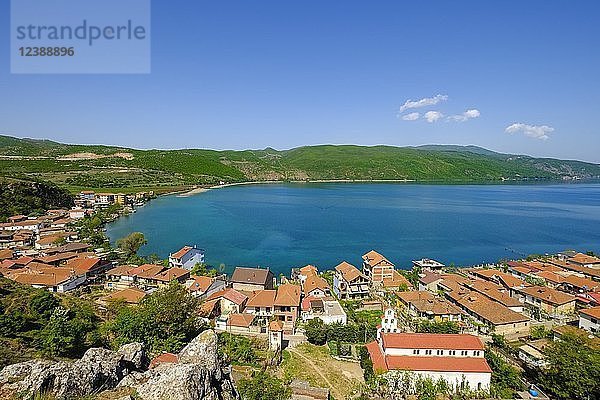 Lin am Ohridsee  Region Korca  Albanien  Europa
