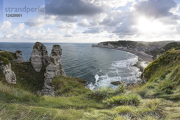 France  Normandy  Etretat  Cliffs