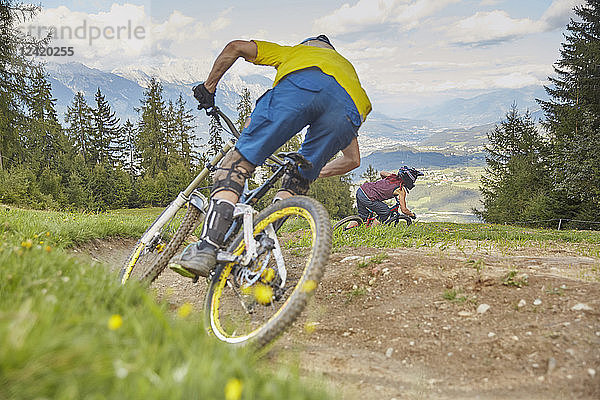 Austria  Tyrol  Downhill mountain biker