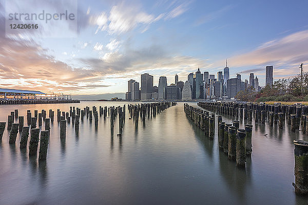 USA  New York City  Manhattan  Brooklyn  cityscape