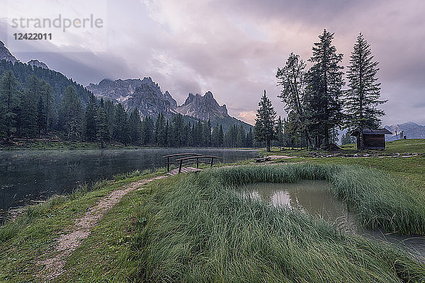 Italy  Alps  Dolomite  Lago d'Antorno  Parco Naturale Tre Cime