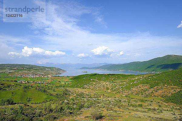 Albania  Prespa National Park  Lake Prespa near Korca