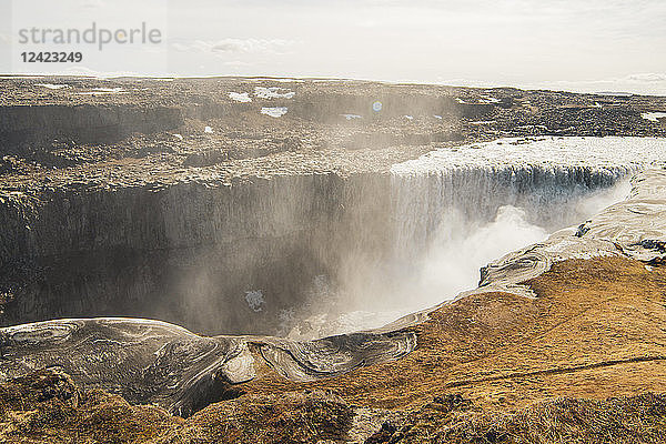 Iceland  Dettifoss waterfall