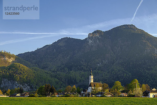 Germany  Bavaria  Upper Bavaria  Flintsbach am Inn  Petersberg  Inn Valley