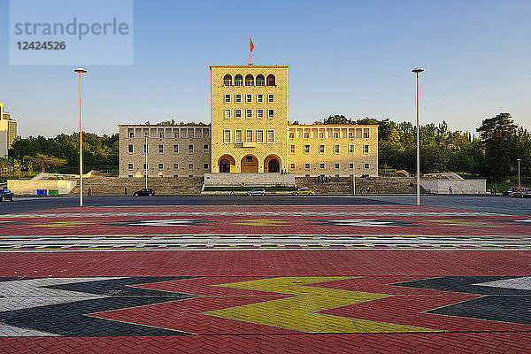 Albania  Tirana  Mother Teresa Square and University