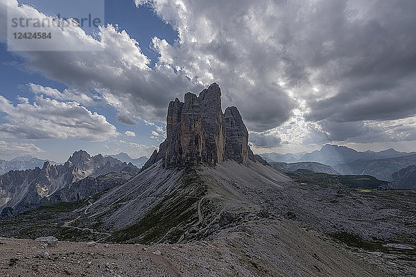 Italy  Sexten Dolomites  Tre Cime di Lavaredo  Nature Park Tre Cime