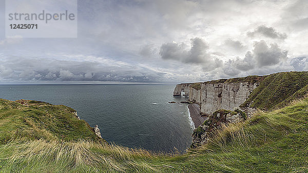 France  Normandy  Etretat  Cliffs