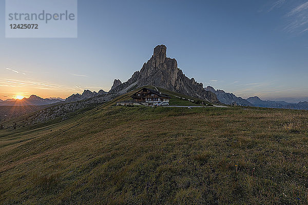 Italy  Alps  Dolomites  Passo di Giau at sunrise