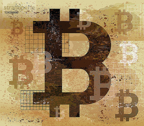 Bitcoin-Symbole