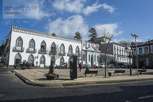 Die Altstadt  Angra do Heroismo  UNESCO-Weltkulturerbe  Insel Terceira  Azoren  Portugal  Atlantik  Europa
