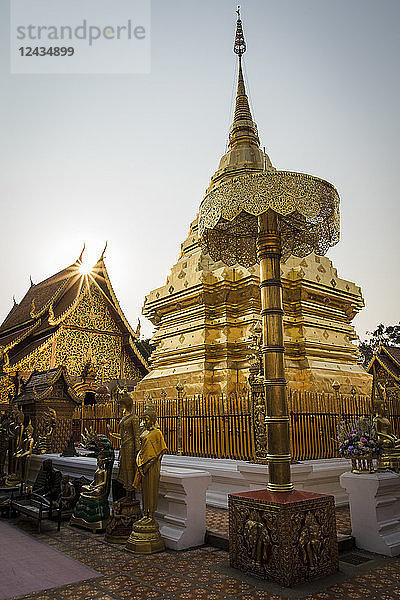 Wat Phrathat Doi Suthep  Chiang Mai  Thailand  Südostasien  Asien