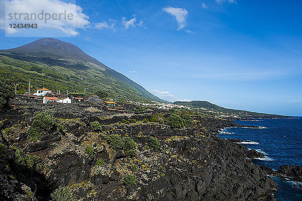 Ponta do Pico  höchster Berg von Portugal  Insel Pico  Azoren  Portugal  Atlantik  Europa