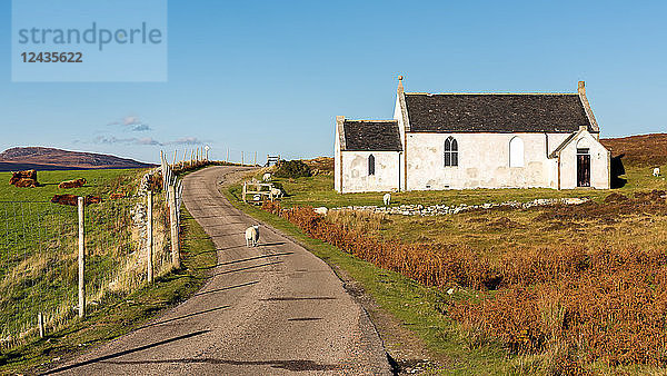 Little White Church  Schottische Highlands  Schottland  Vereinigtes Königreich  Europa