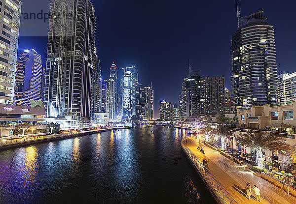 Dubai Marina  Dubai  Vereinigte Arabische Emirate  Naher Osten