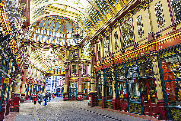Leadenhall Market  City of London  London  England  Vereinigtes Königreich  Europa