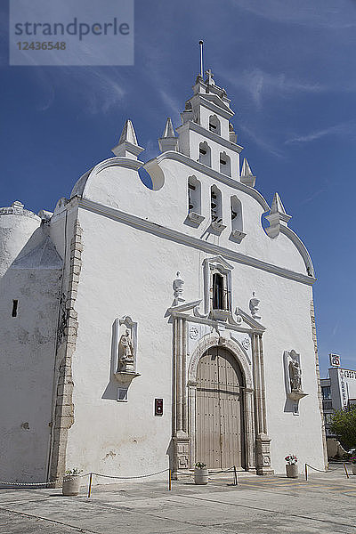 Koloniale Kirche von Santiago Apostol  Merida  Yucatan  Mexiko  Nordamerika