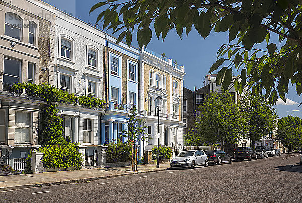 St. Lawrence Terrace  Ladbroke Grove  Kensington und Chelsea  London  England  Vereinigtes Königreich  Europa