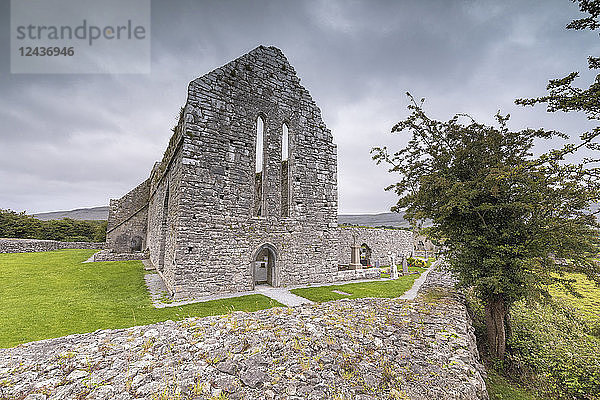 Corcomroe Abbey  The Burren  Grafschaft Clare  Munster  Republik Irland  Europa