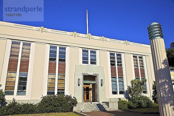 Art-Deco-Gebäude des Ministeriums für Bauwesen  Napier  Hawkes Bay  Nordinsel  Neuseeland  Pazifik
