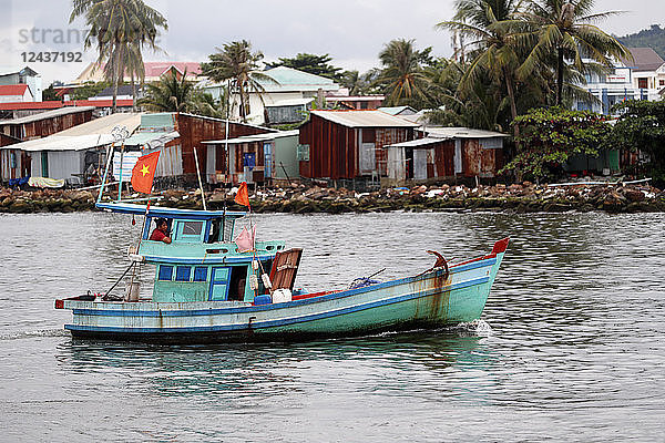 Fischerboot  Hafen von Duong Dong  Phu Quoc  Vietnam  Indochina  Südostasien  Asien