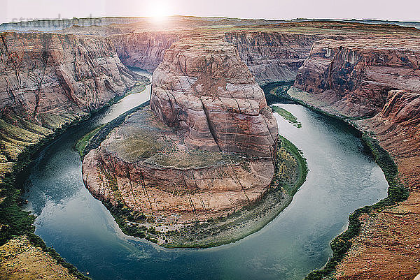 SA  Arizona  Page  Colorado River  Glen Canyon National Recreation Area  Horseshoe Bend at sunset