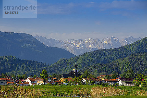 Germany  Bavaria  Upper Bavaria  Chiemgau  Grassau  Kaiser mountains
