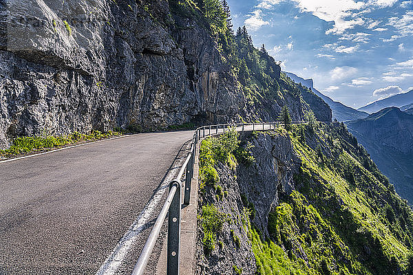Switzerland  Canton of Uri  Glarus Alps  Schaechental  Klausen Pass