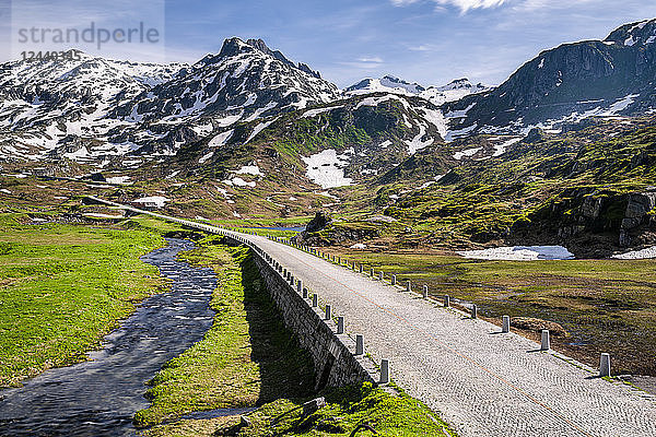 Switzerland  Canton of Uri  Tremola  Gotthard Pass