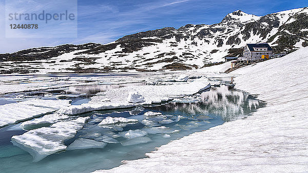 Switzerland  Valais  Bernese Alps  Lake Toten