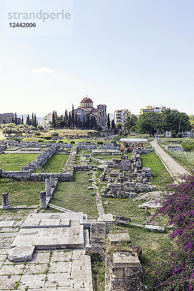 Greece  Attica  Athens  ancient grave yard Kerameikos