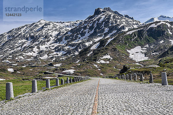 Switzerland  Canton of Uri  Tremola  Gotthard Pass