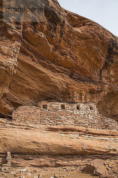 Fenster  Four Windows Ruins  Ancestral Pueblo  bis zu 1000 Jahre alt  Lower Fish Creek  Bears Ears National Monument  Utah  Vereinigte Staaten von Amerika