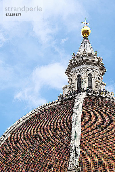 Die Kuppel von Brunelleschi  Florenz  Toskana  Italien