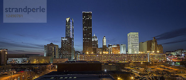 Eine Ansicht der Skyline von Oklahoma City.