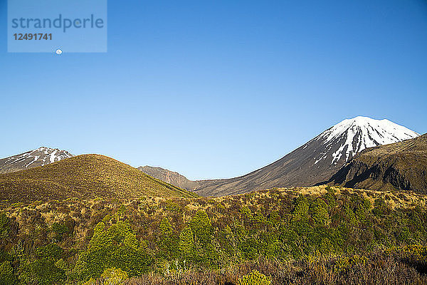 Landschaftliche Ansicht der Tongariro Alpine Crossing  Nordinsel  Neuseeland