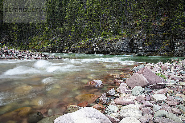 Der Granite Creek mündet in den Middle Fork des Flathead River in Montana.
