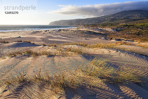Blick auf die Sanddüne am Praia Do Guincho in Cascais  Portugal
