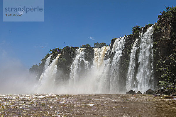 Die ÝIguazu-Wasserfälle auf der argentinischen Seite