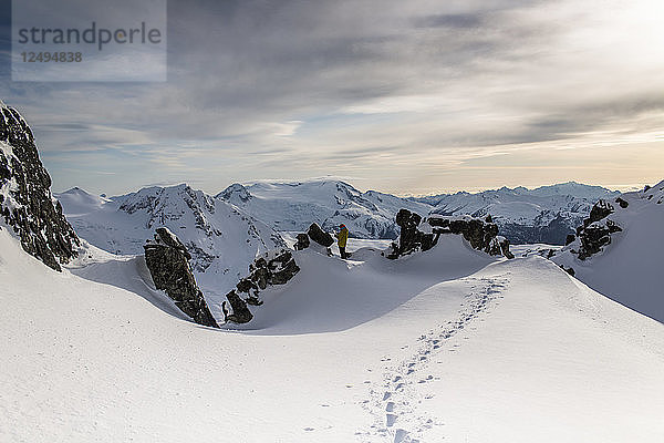 Die Coast Mountains bei Whistler  British Columbia  Kanada.