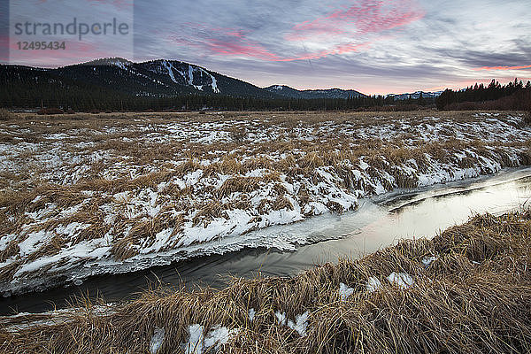 Blick auf Northstar und Martis Creek im Martistal