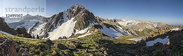 Panoramablick von Mount Sneffels von Blaine Peak in Colorado