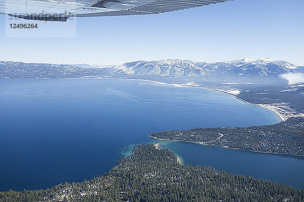 Luftaufnahme des Lake Tahoe