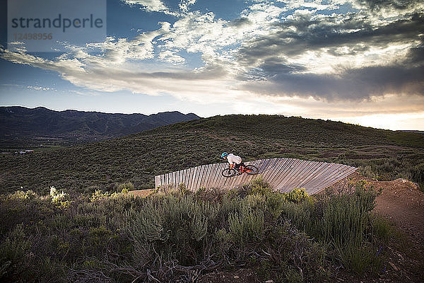 Mountainbiken im Trailside Bike Park in Park City  Utah