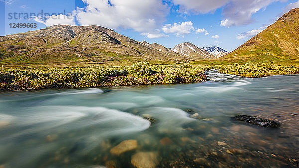 Ein Fluss im Lake Clark National Park und Schutzgebiet  Alaska  USA