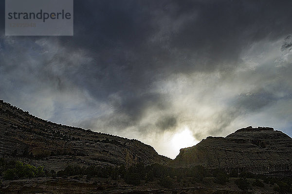 Blick auf das Dinosaur National Monument in Utah