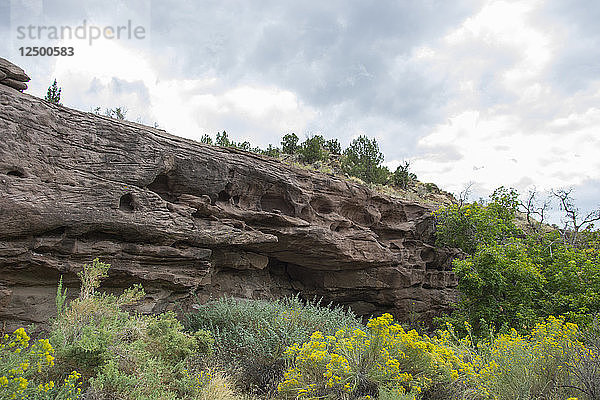 Höhle auf der historischen McPherson Ranch im Desolation Canyon  Utah.