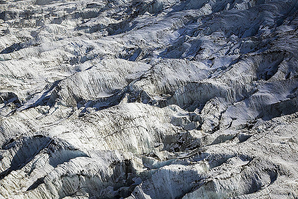 Luftaufnahme des Mount Robson Gletschers  British Columbia  Kanada