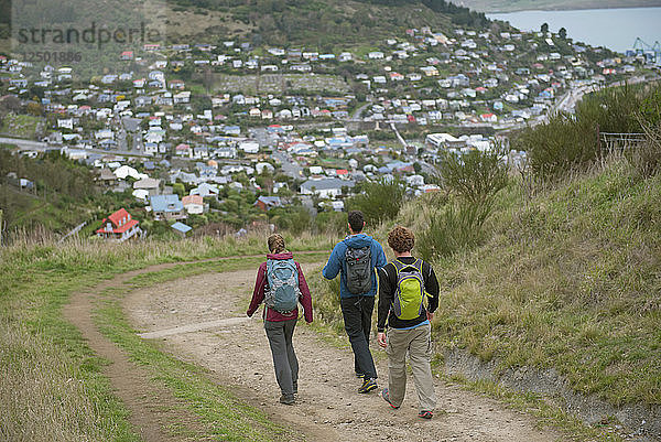 Gruppe von Wanderern auf dem Bridal Path Trail